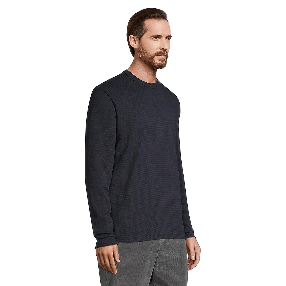 Saturday Waffle Crewneck Sweater