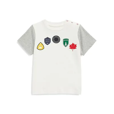 Baby's Organic Cotton Varsity Graphic T-Shirt