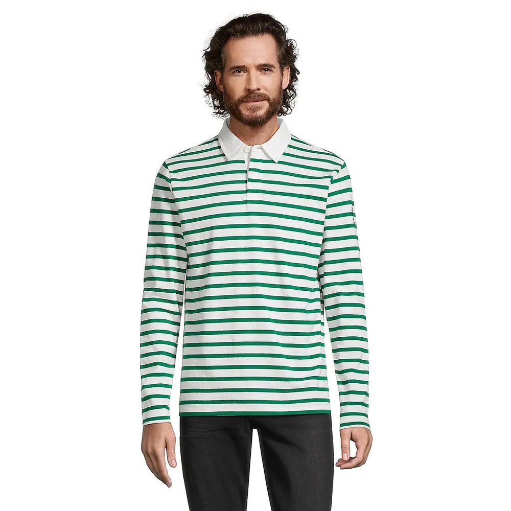 Men's Striped Rugby Shirt