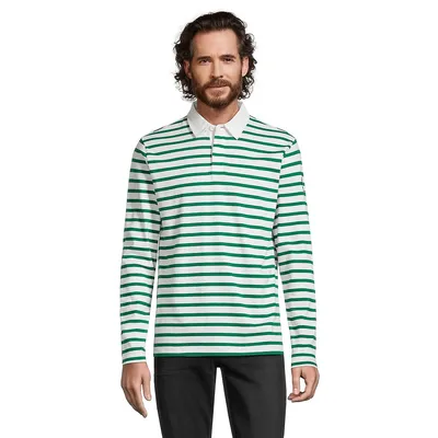 Men's Striped Rugby Shirt