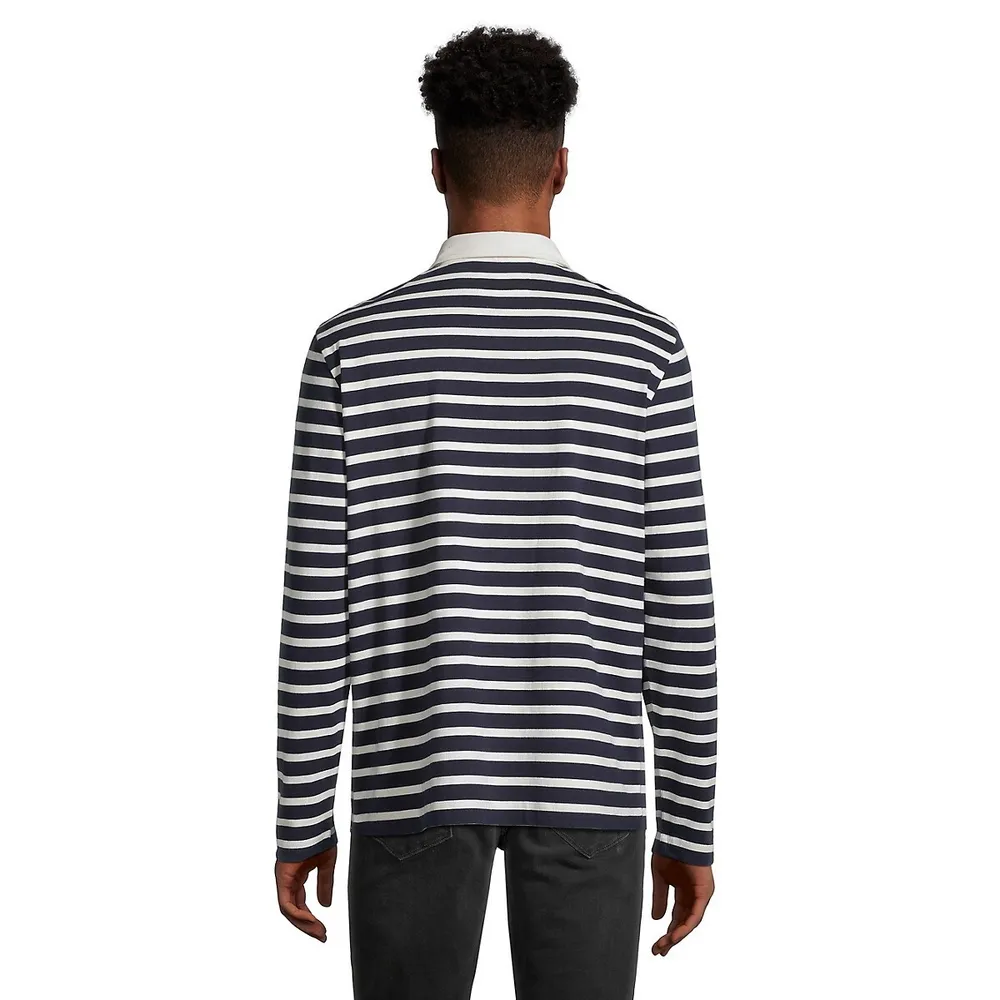 Men's Striped Rugby Shirt