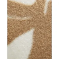 Deer-Print Polar Fleece Cushion