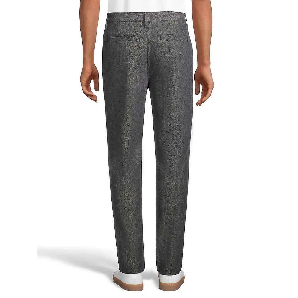 Bellwoods Wool-Blend Herringbone Trousers