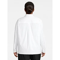 Plus Classic Button-Up Shirt