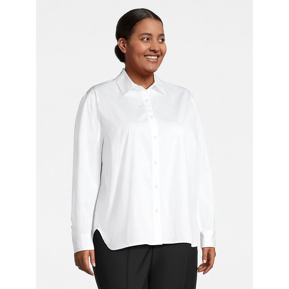 Plus Classic Button-Up Shirt