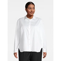 Plus Classic Button-Up Shirt