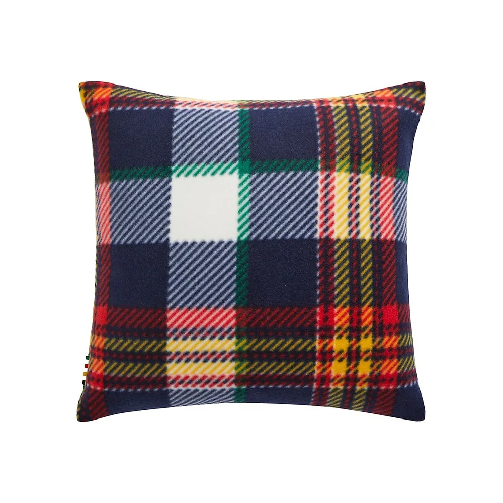 Polar Fleece Tartan Cushion