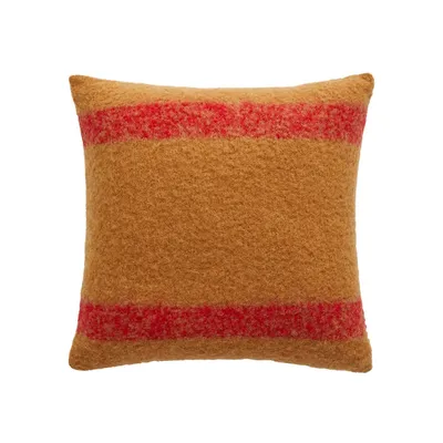 All Season Chipmunk Striped Wool-Blend Cushion