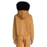 Women's Boxy Varsity-Patch Hoodie