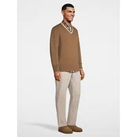 Xavier V-Neck Tip Sweater