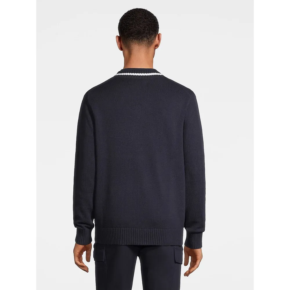 Xavier V-Neck Tip Sweater
