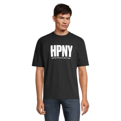 T-shirt graphique avec logo HPNY