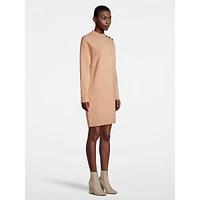 Double-Knit Midi Sweater Dress