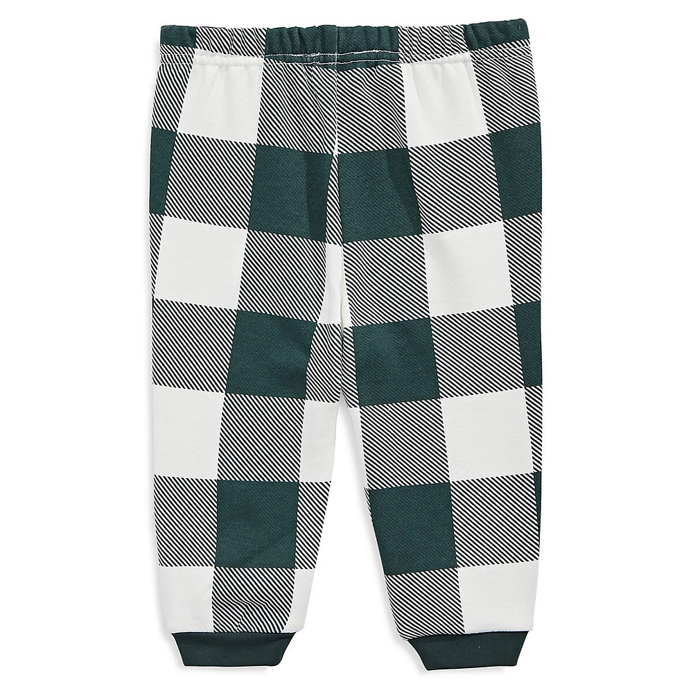 Baby's Buffalo Check Fleece Sweatpants