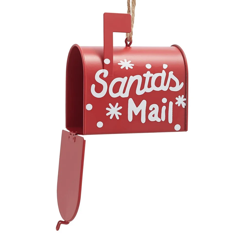 Santa's Mailbox Red Ornament