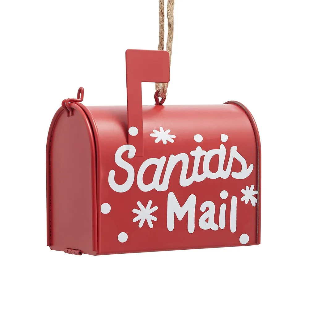 Santa's Mailbox Red Ornament