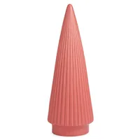 18-Inch Red Ceramic Tree Décor