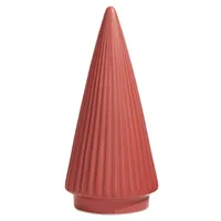 12-Inch Red Ceramic Tree