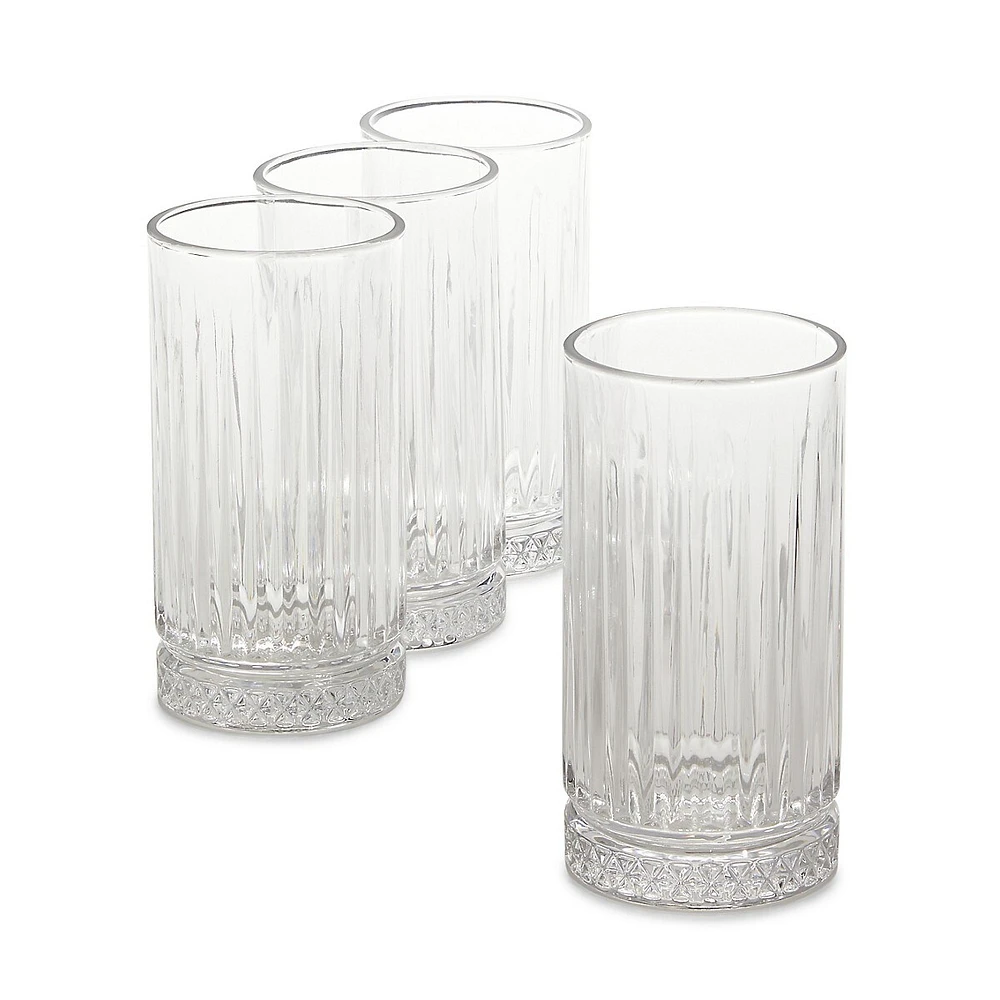 Mason 4-Piece Highball Glass Set