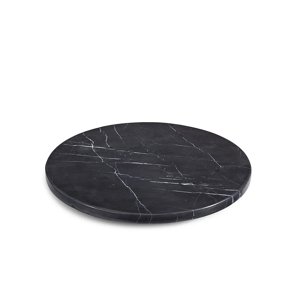 Black Marble Round Cheese Board