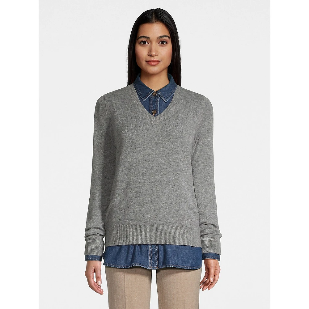 Cashmere Classic V-Neck Sweater