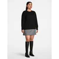Plus Cashmere Classic Crewneck Sweater