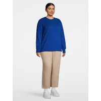 Plus Cashmere Classic Crewneck Sweater