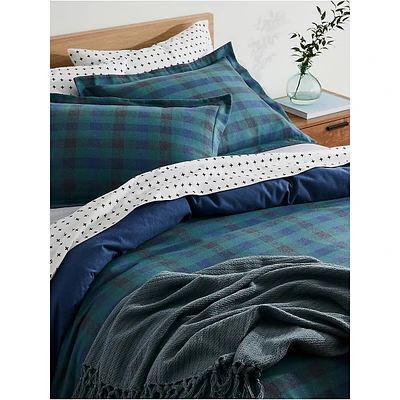 Buffalo Check Recover Recycled Flannel Duvet Cover Set