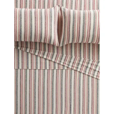 Sylvan Stripe Recover Recycled Flannel Sheet Set