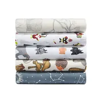 Printed Cotton Flannel Sheet Set