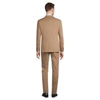 Slim-Fit Cotton-Blend Suit