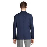 Regular-Fit Wool Check Blazer