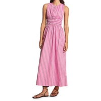 Jean Striped Midi Dress