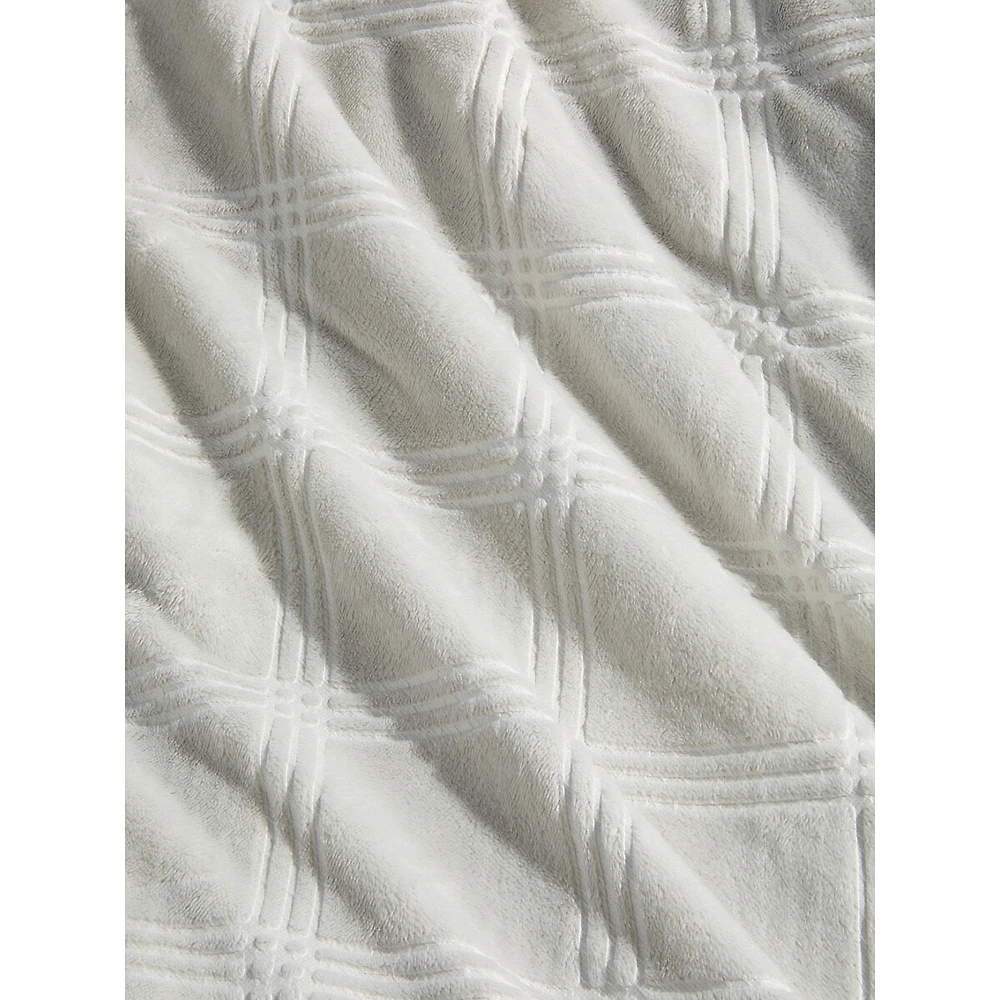 Plush Embossed Weighted Blanket