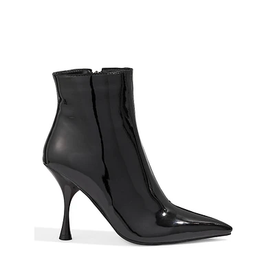 Addisyn Back-Zip Ankle Boots