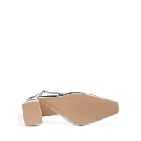 Malaya Ankle-Strap Block-Heel Pumps