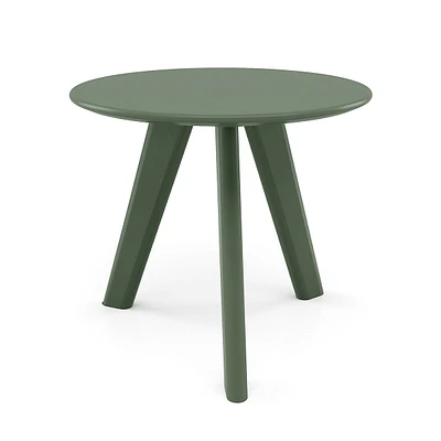 Studio Lacquered Round End Table