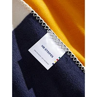 Multistripe Classic Bold Fleece Throw