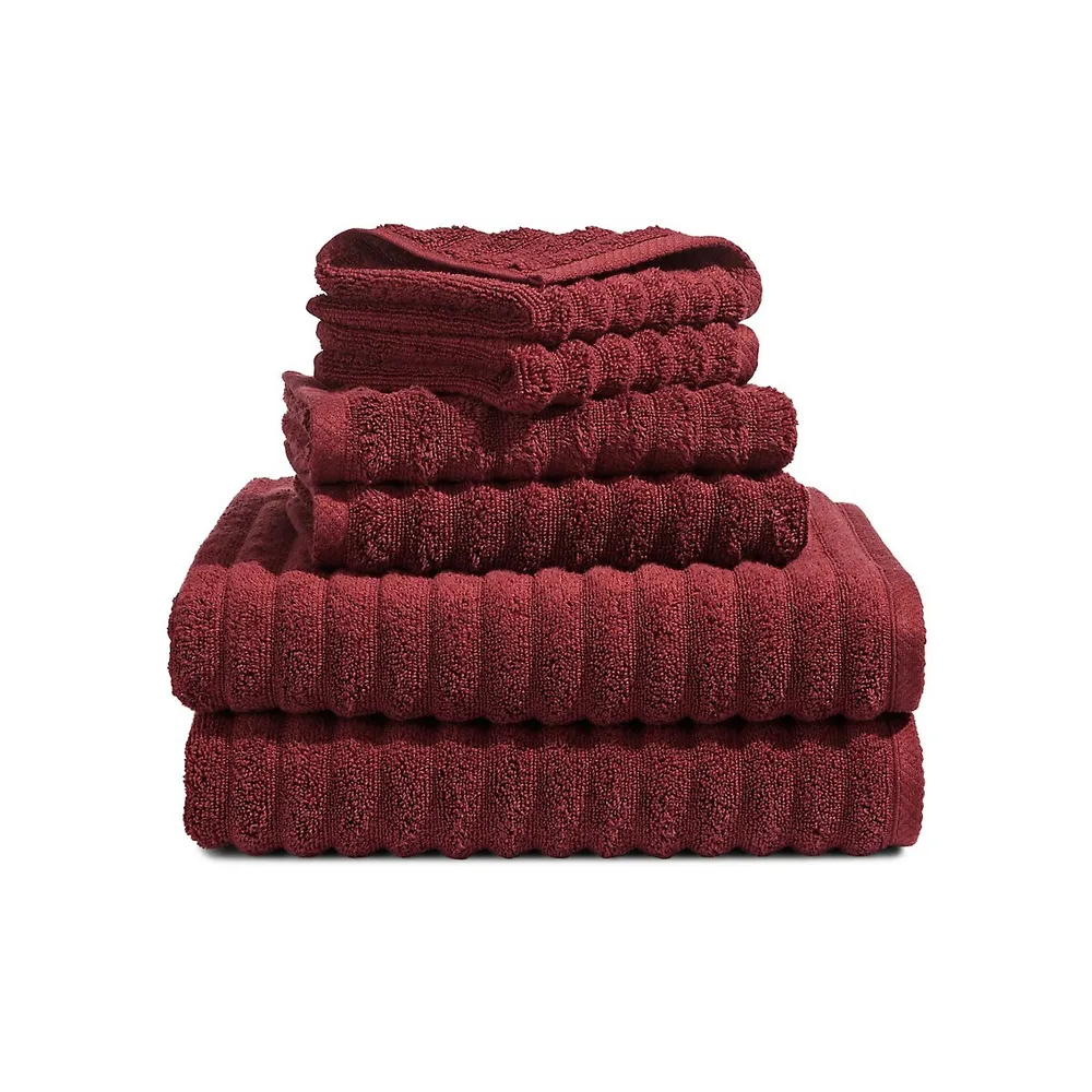 Quilo Rib 6-Piece Towel Bundle
