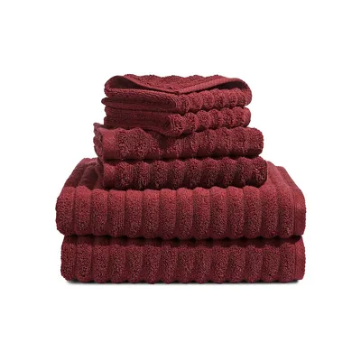Quilo Rib 6-Piece Towel Bundle