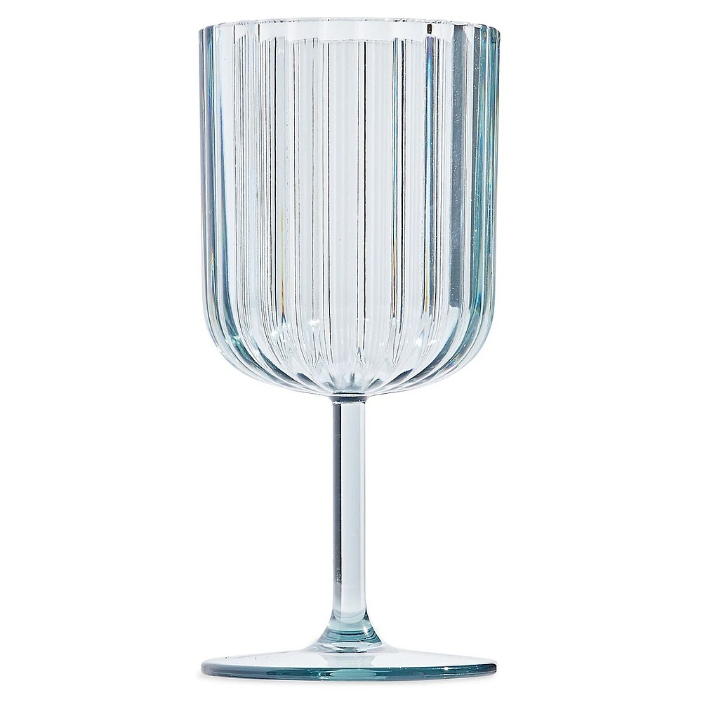 Fluted Outdoor Wine Glass