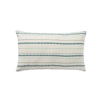 Woven Dash Stripe Outdoor Cushion