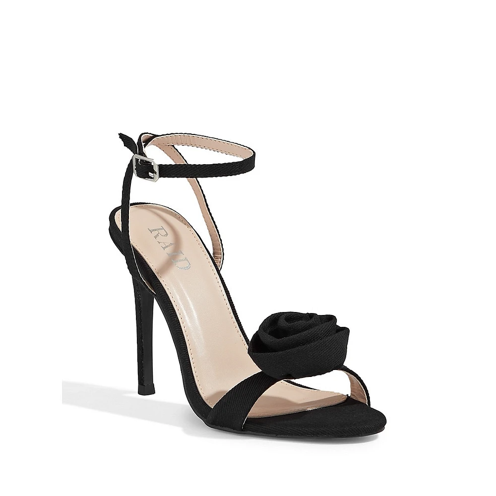 Debra Rosette-Detailed Dress Sandals