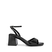 Elyse Patent Ankle-Strap Dress Sandals