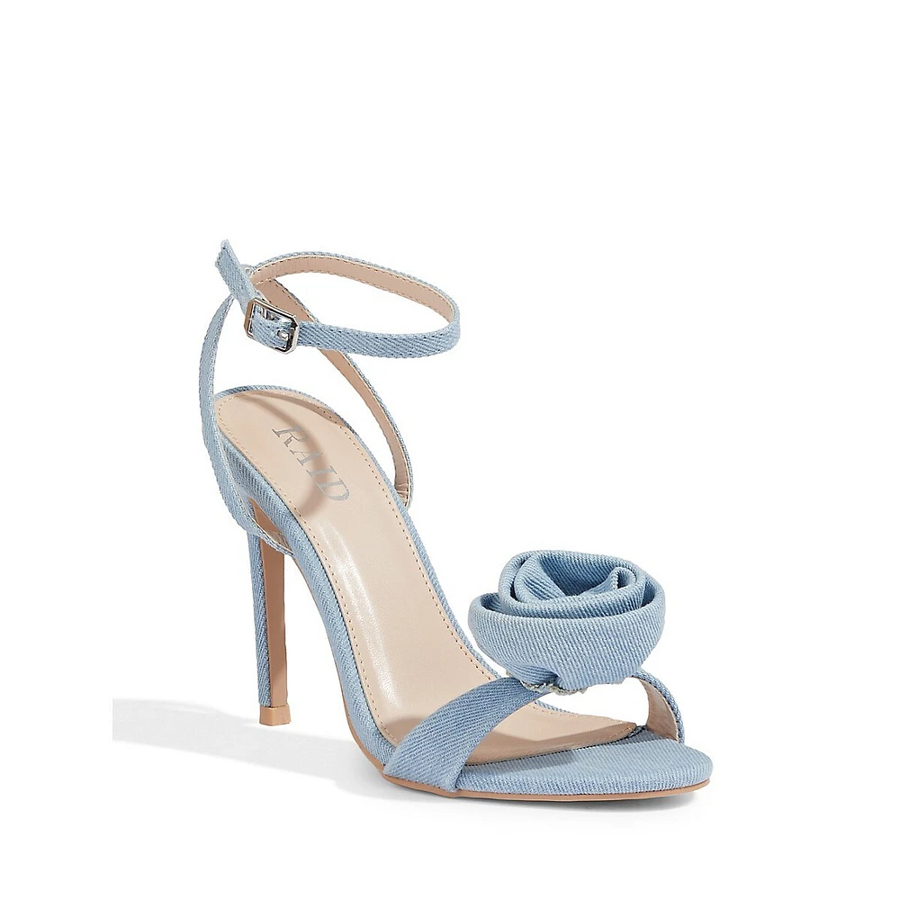 Debra Rosette-Detailed Dress Sandals