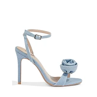 Debra Rosette-Detailed Dress Sandals