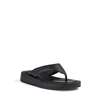 Mellow Toe-Thong Flatform Sandals