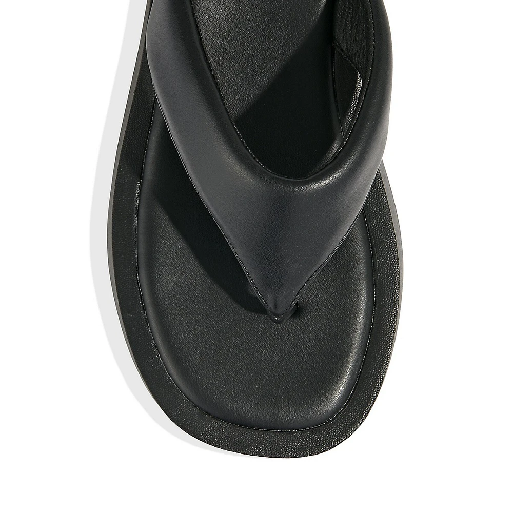 Mellow Toe-Thong Flatform Sandals