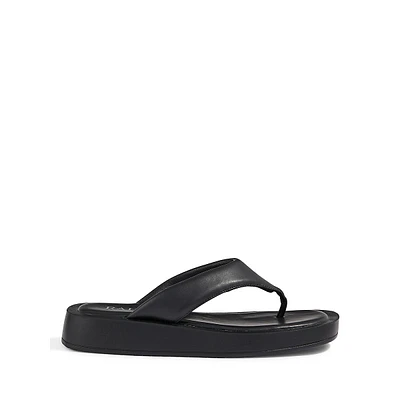 Mellow Toe-Thong Flatform Sandals