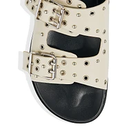 Jenni Buckle-Strap Flatform Sandals